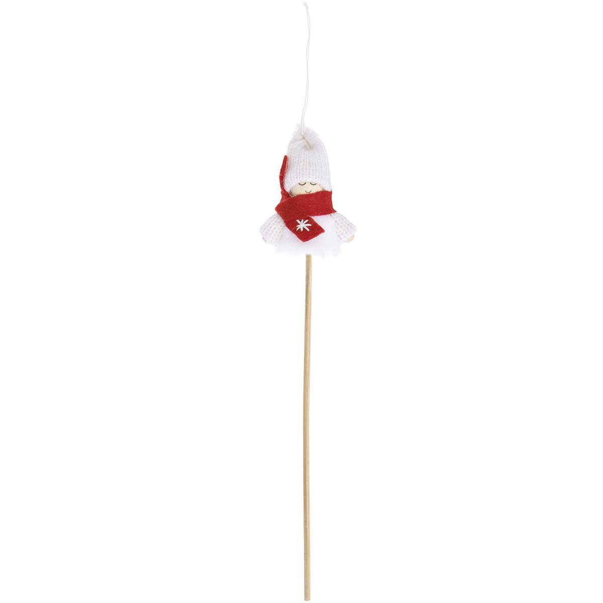 Deco wooden stick - Littel Elf with scarf